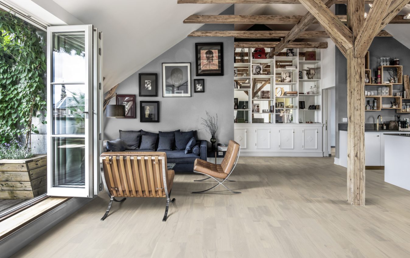 Паркетная доска Kahrs Люмен Дуб Вэйпор Vapor 152N7BEKB4KW240 Lively 2423×200×15